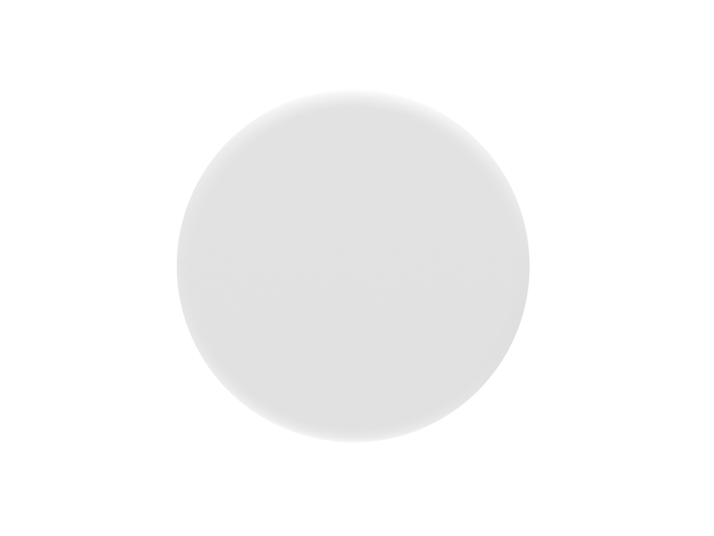 ADP Vale Knob 90mm Arctic White