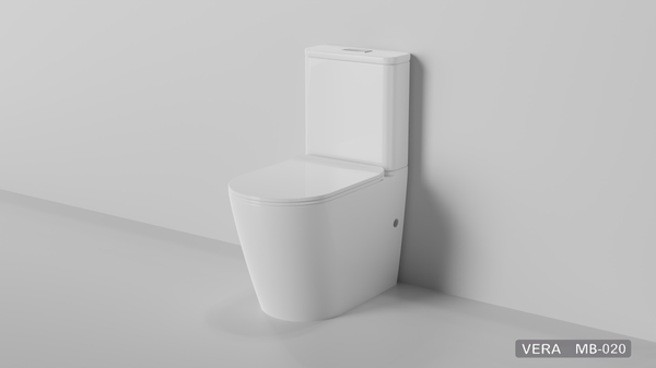 Zumi Vera Plus Ambulant Height Whirlpool Flushing Two-pieces Back to Wall Toilet Suite