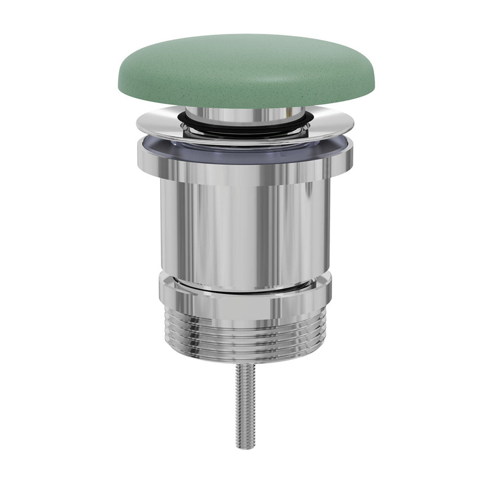 Universal Pop-Up Pull-Out Basin Waste Sage Concrete