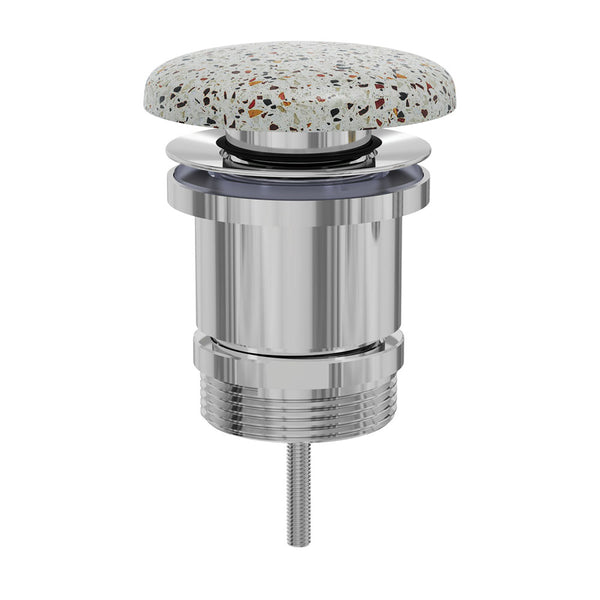 Universal Pop-Up Pull-Out Basin Waste Terrazzo Concrete