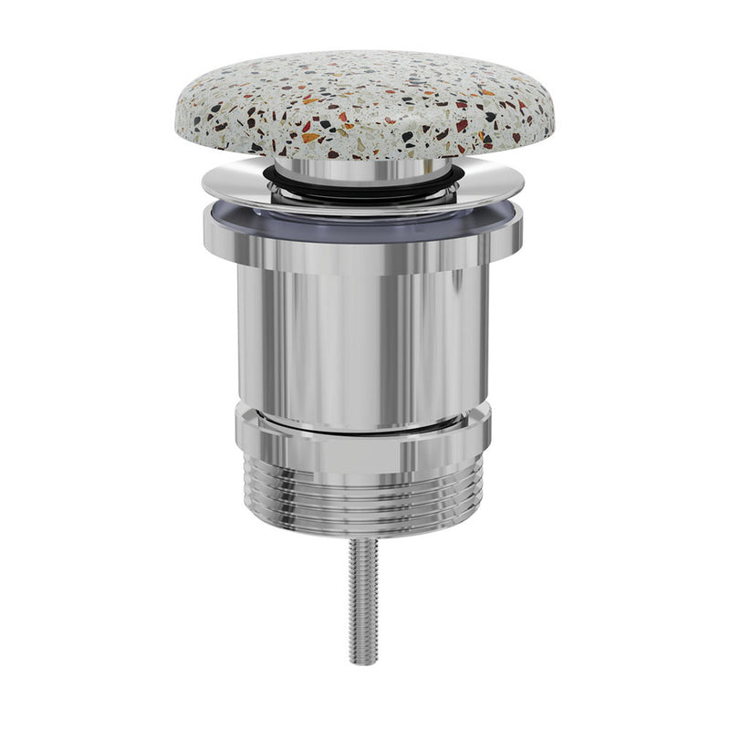 Universal Pop-Up Pull-Out Basin Waste Terrazzo Concrete