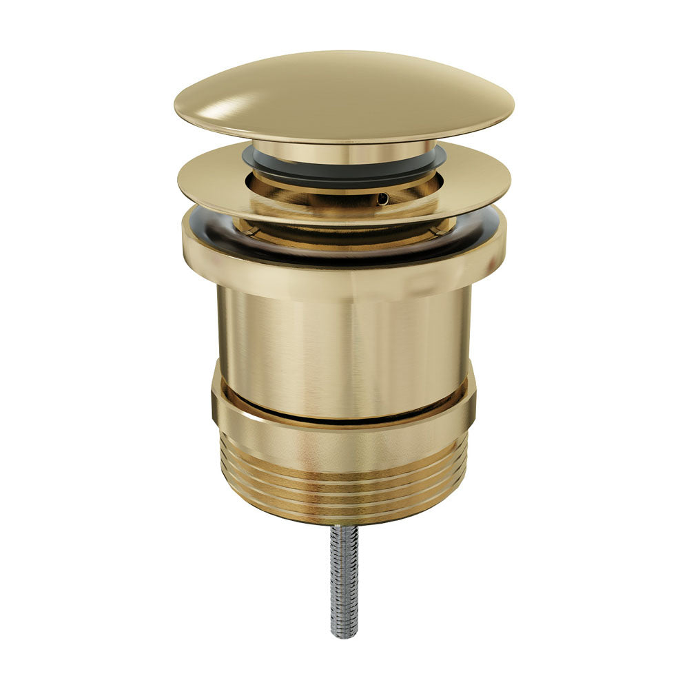 Fienza Universal Pop-Up Pull-Out Basin Waste - Urban Brass/ Brushed Gold