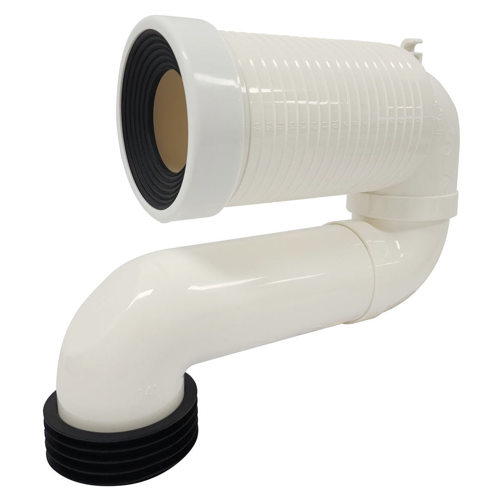 S-Trap Extended Pipe for Back-to-Wall Toilet Suites