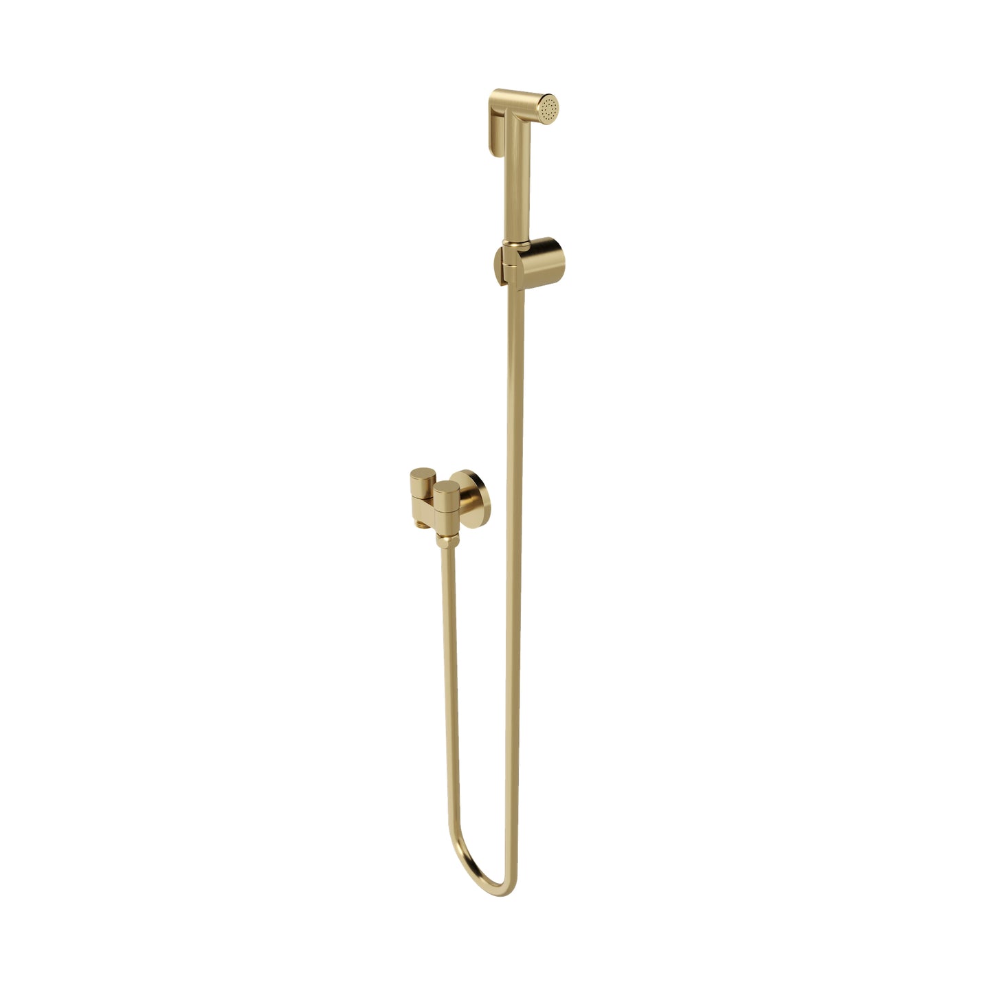 Linsol Brushed Brass Gold Zarah Bidet Douche Spray with Dual Controller