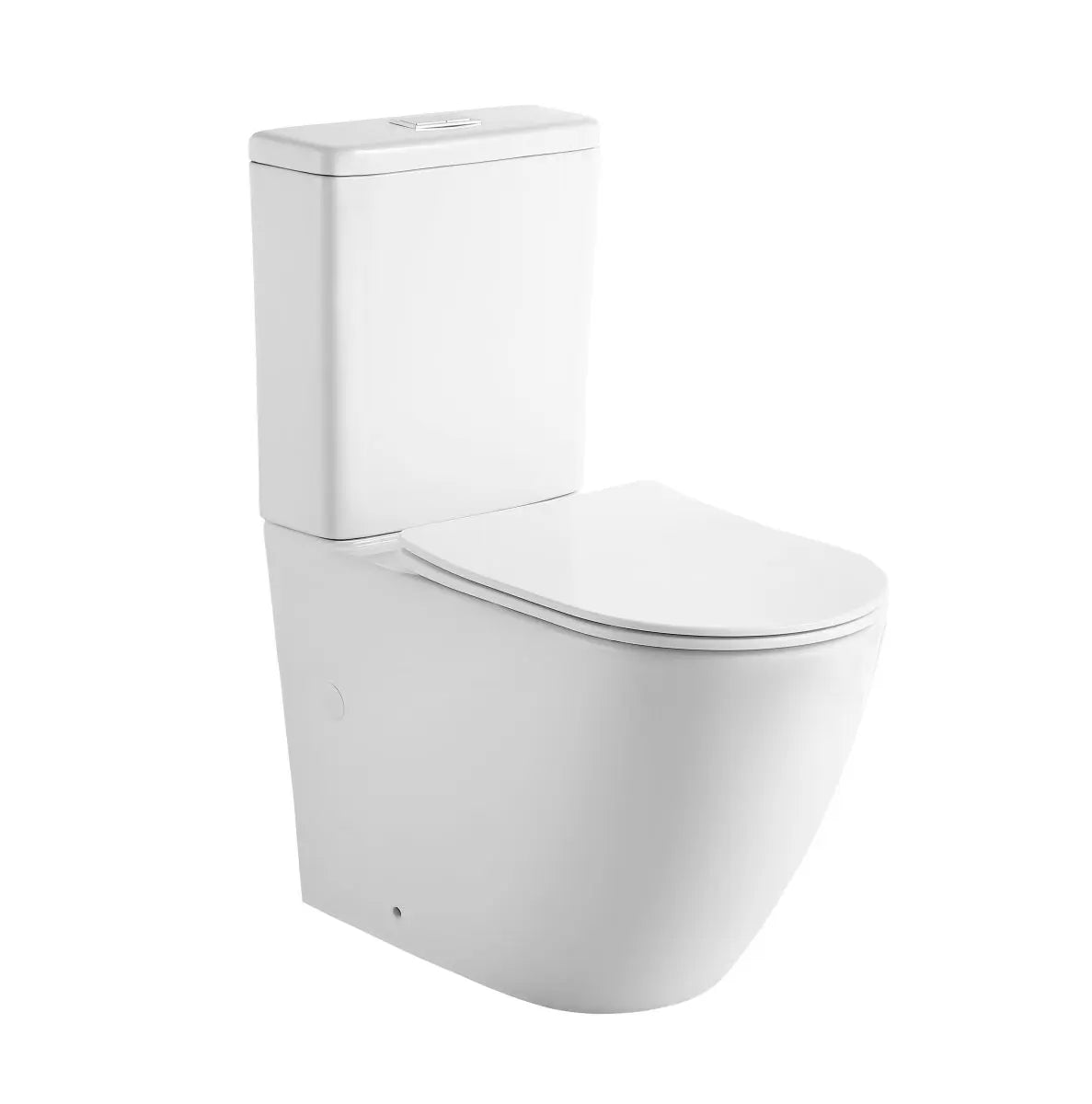 Ovia Zurich Extra Height Rimless Whirlpool Flushing Back to Wall Toilet Suite