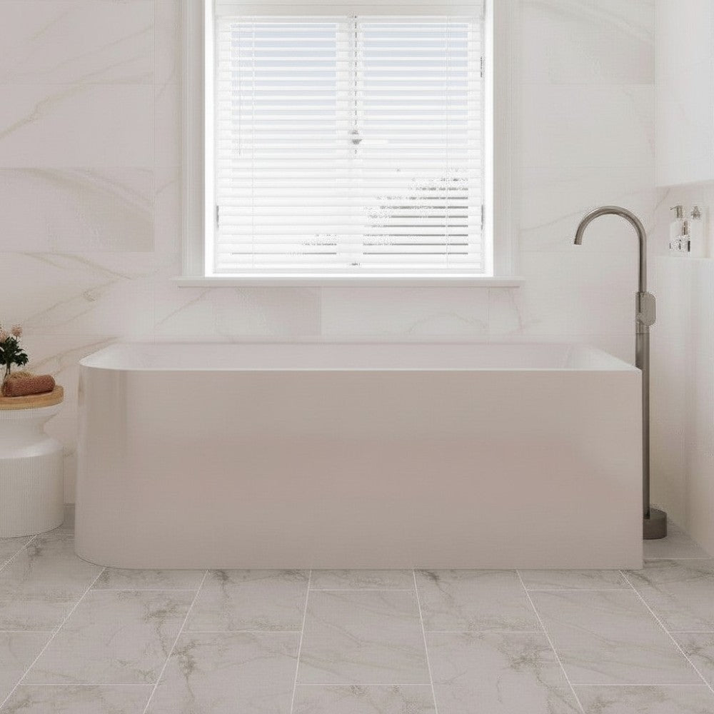 Ovia Zurich 1700mm Gloss White Multi Fit Right-Hand Multi-fit, Corner Bath/ Back-to-Wall Bath/ Freestanding Bath