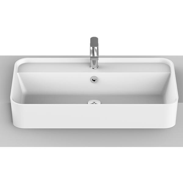 ADP Miya 750 Solid Surface Semi-Recessed Basin