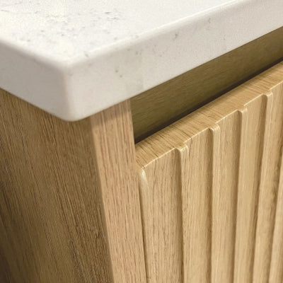 Fienza Alina Groove Scandi Oak 1500 Wall-Hung Cabinet