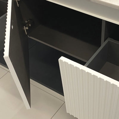 Fienza Alina Groove Scandi Oak 1200 Wall-Hung Cabinet