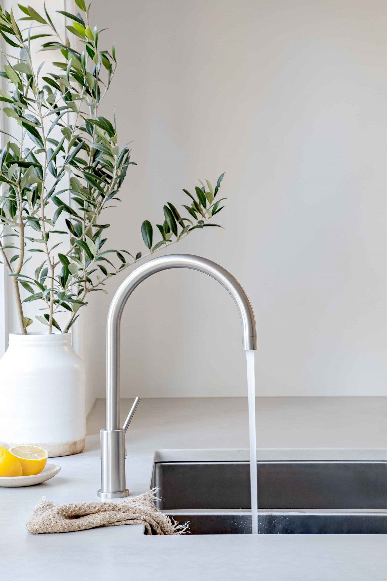 ADP Soul Groove Kitchen Mixer Brushed Nickel