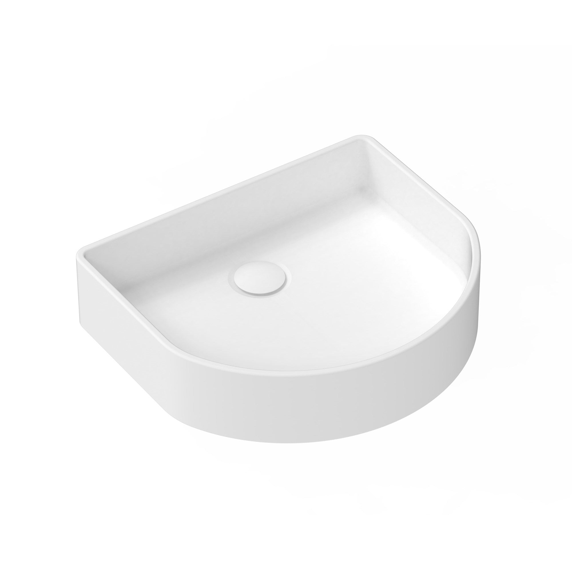 ADP Arch Smooth Matte White Above Counter Basin