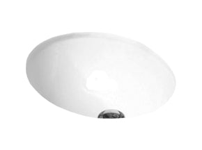 ADP Oval Gloss White Under Counter Basin
