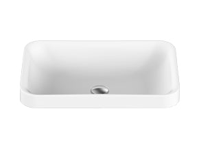 ADP Pride Matte White Semi-Inset Basin