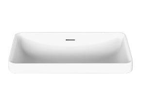 ADP Zeya Gloss White Semi-Inset Basin