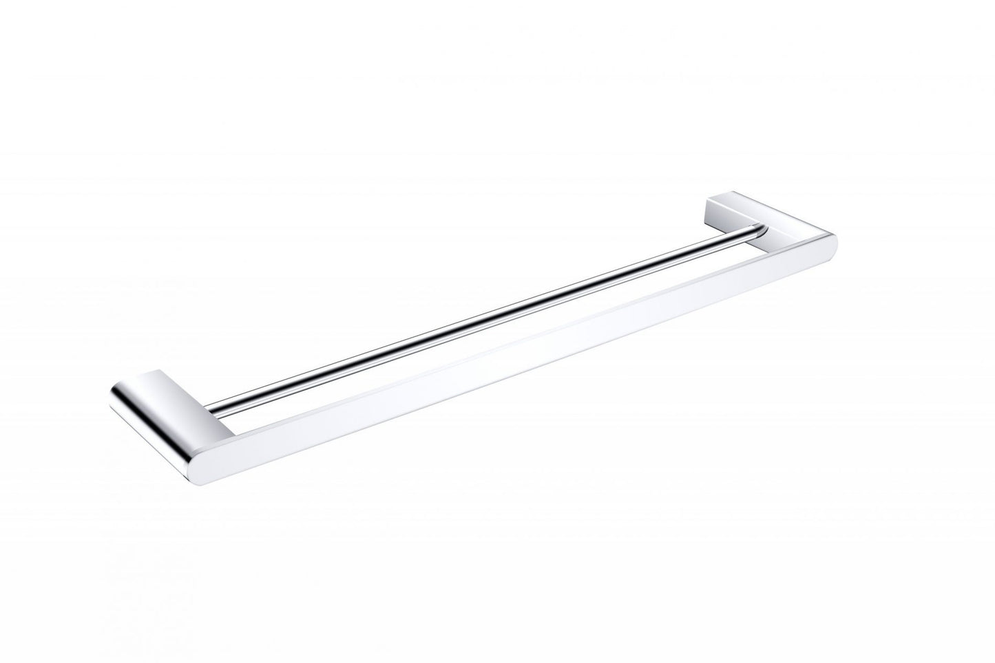 Nero Bianca Double Towel Rail 600mm Chrome