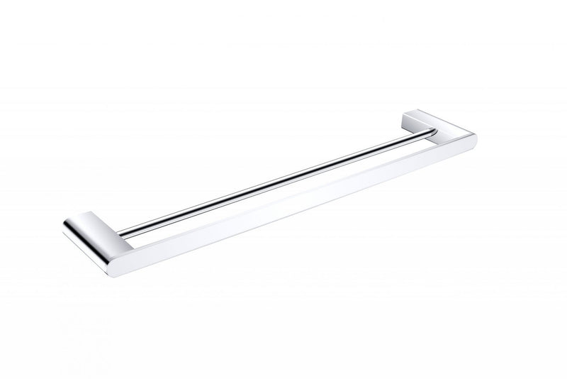 Nero Bianca Double Towel Rail 600mm Chrome