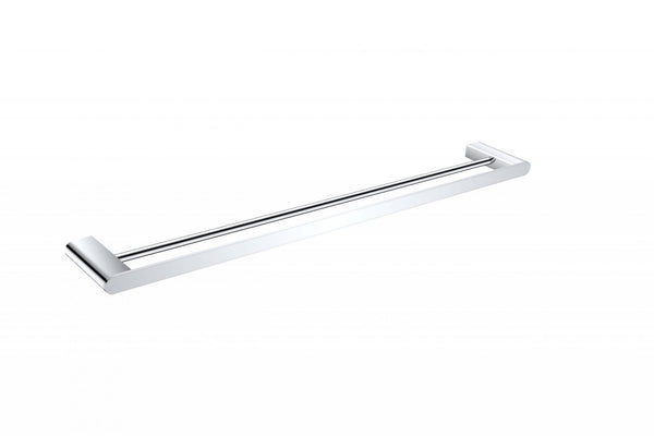 Nero Bianca Double Towel Rail 800mm Chrome