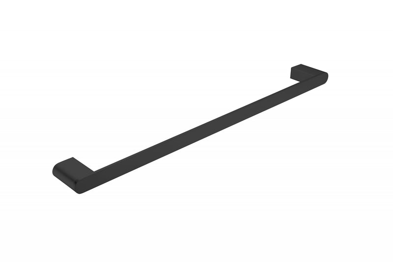 Nero Bianca Single Towel Rail 600mm Matte Black