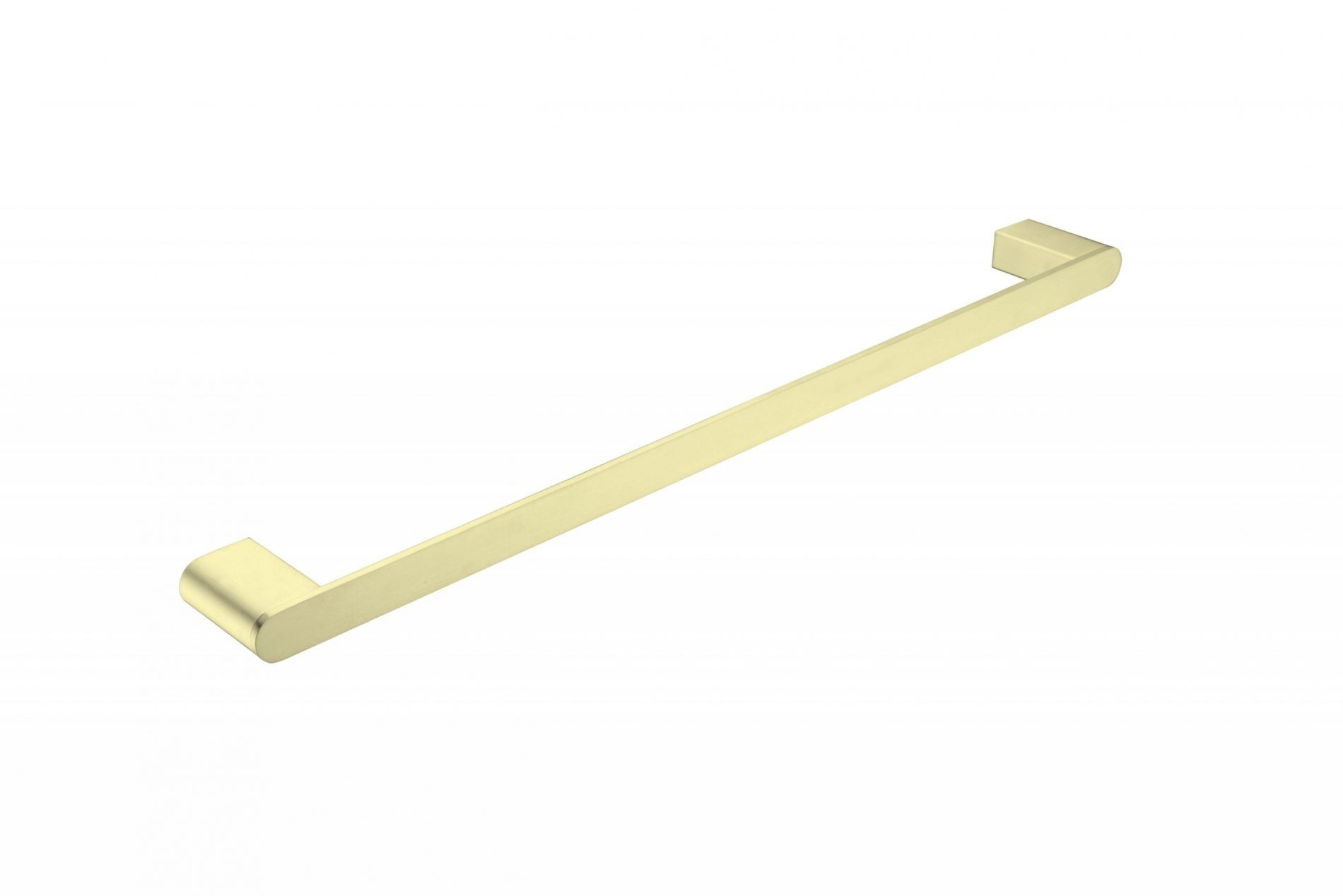Nero Bianca Single Towel Rail 600mm Brushed Gold