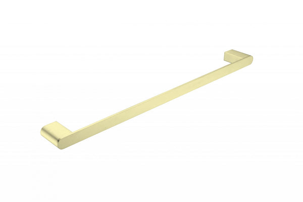 Nero Bianca Single Towel Rail 600mm Brushed Gold