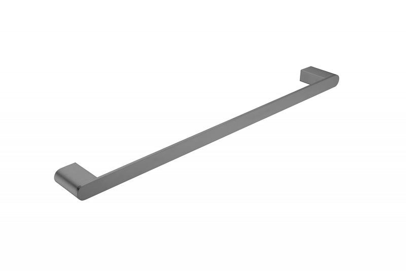 Nero Bianca Single Towel Rail 600mm Gun Metal Grey