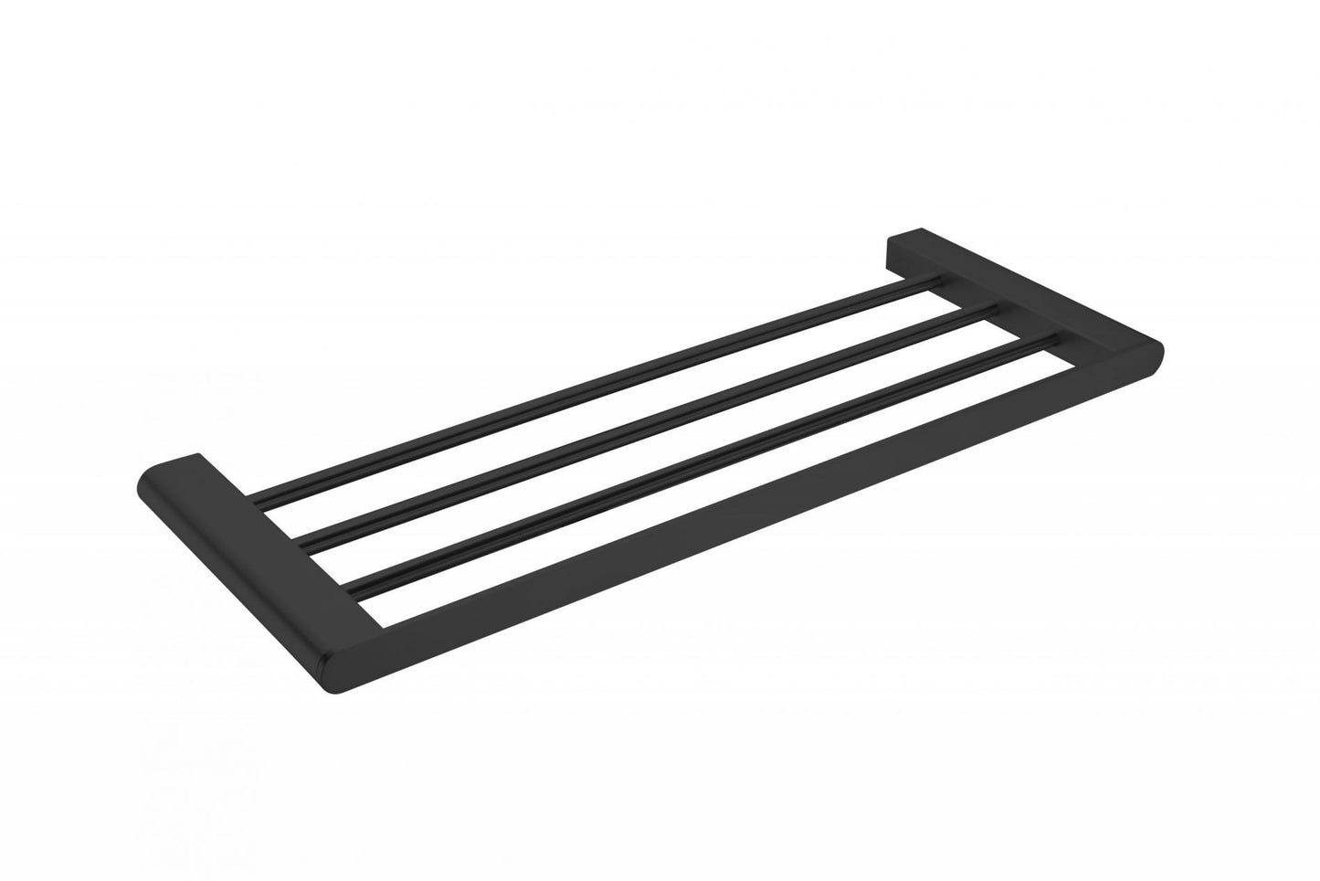 Nero Bianca Towel Rack Matte Black