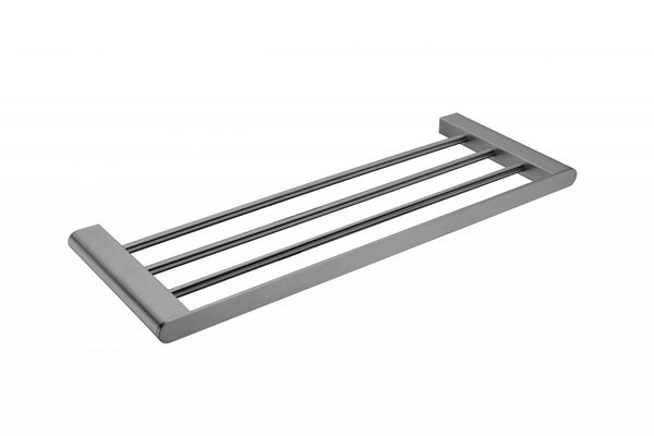 Nero Bianca Towel Rack Gun Metal Grey