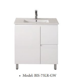 BIANCA SLIM 75cm Floor Standing Vanity Cabinet