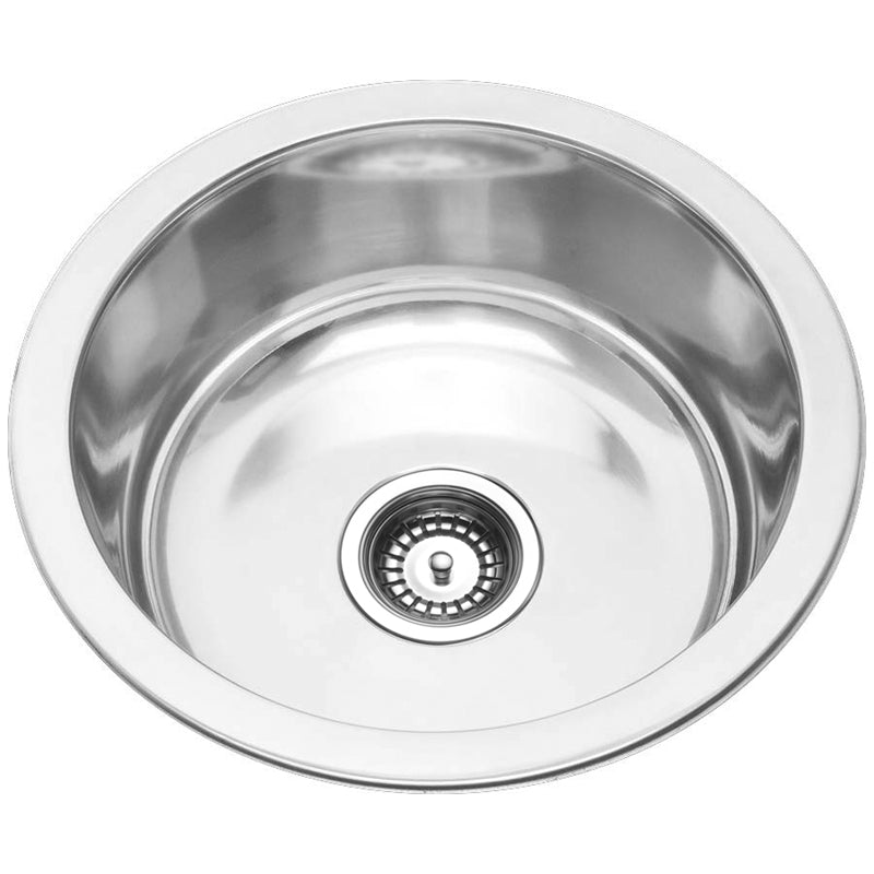 Round Kitchen SInk 430mm Stainless Steel