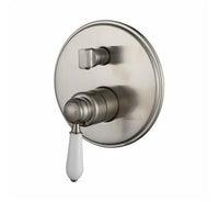 Modern National Bordeaux Shower Diverter Mixer - Warm Brushed Nickel