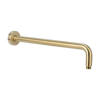 Ovia Milan 400mm Shower Arm Round - Brushed Gold