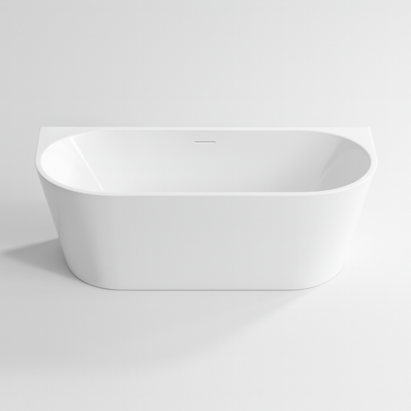 1400mm Ovia Back to Wall Bath Tub