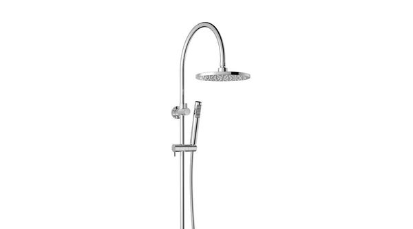 ADP Soul Gooseneck Twin Shower Set Chrome