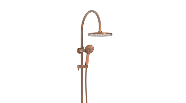 ADP Soul Classic Gooseneck Shower Set Brushed Copper