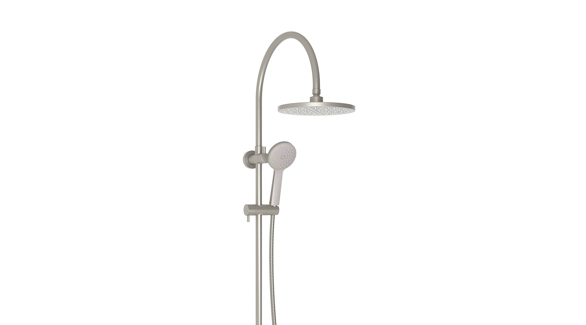ADP Soul Classic Gooseneck Shower Set Brushed Nickel