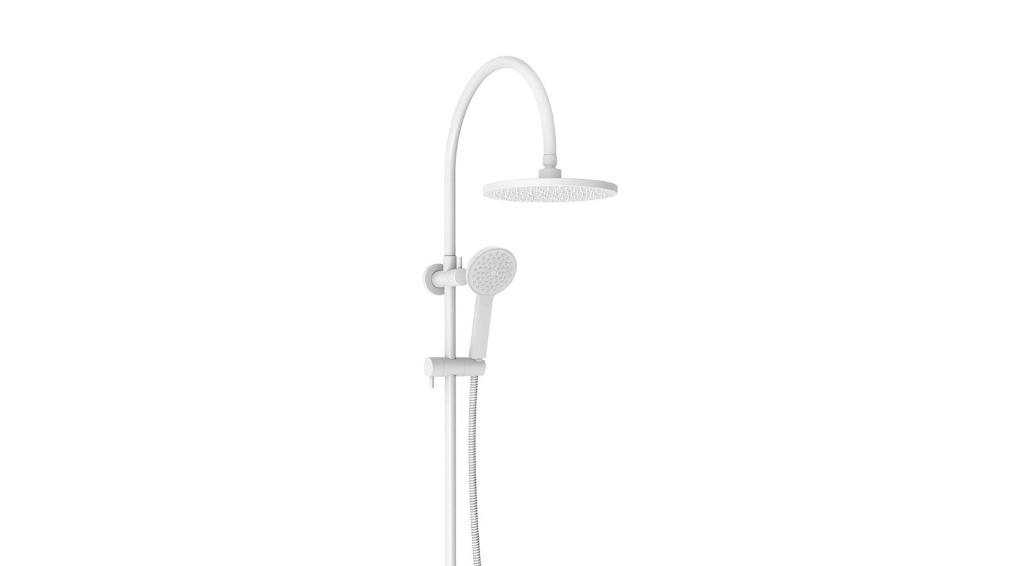 ADP Soul Classic Gooseneck Shower Set Matte White