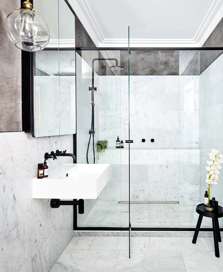 Meir Round Cross Jumper Valve Wall Top Assemblies Matte Black