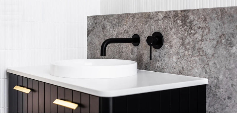 Meir Round Curved Spout 200mm Matte Black