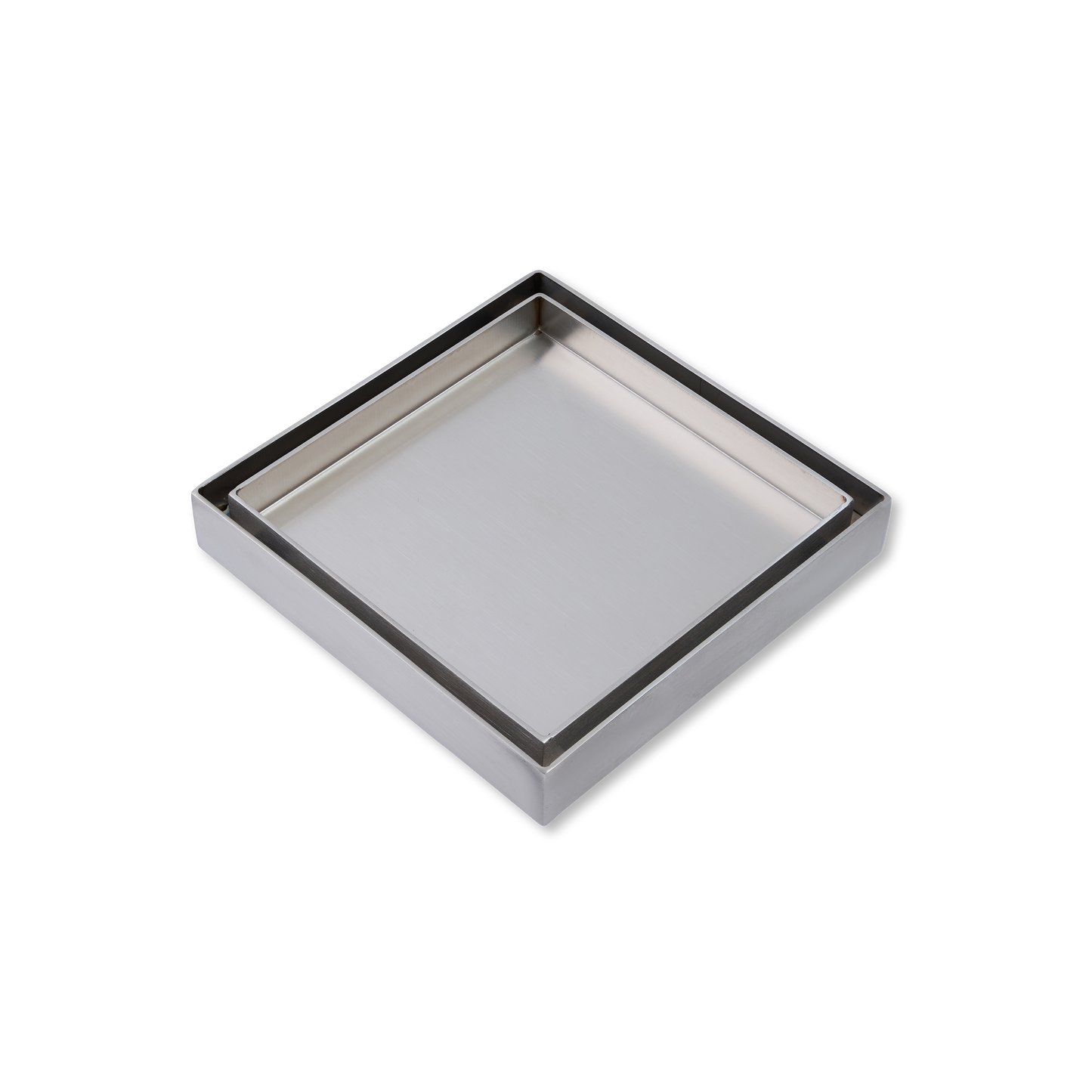 Chrome Shower Grate Floor Waste Drain Smart Insert Tile