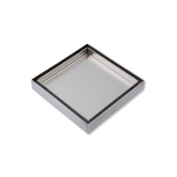 Chrome Shower Grate Floor Waste Drain Smart Insert Tile
