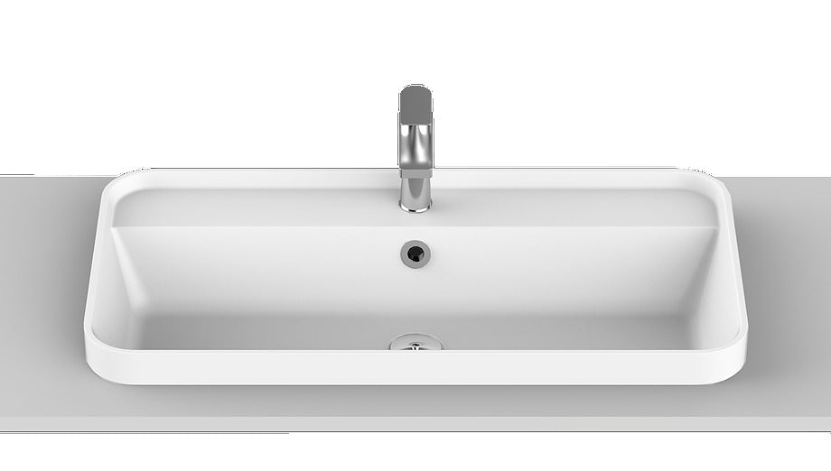 ADP Miya 750 Solid Surface Semi Inset Basin