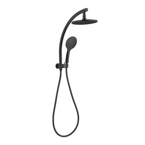 Nero Dolce 2 in 1 Shower Station Set Half Height Matt Black