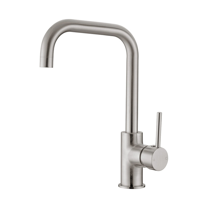 Nero Dolce Kitchen Mixer Square Shape Brushed Nickel
