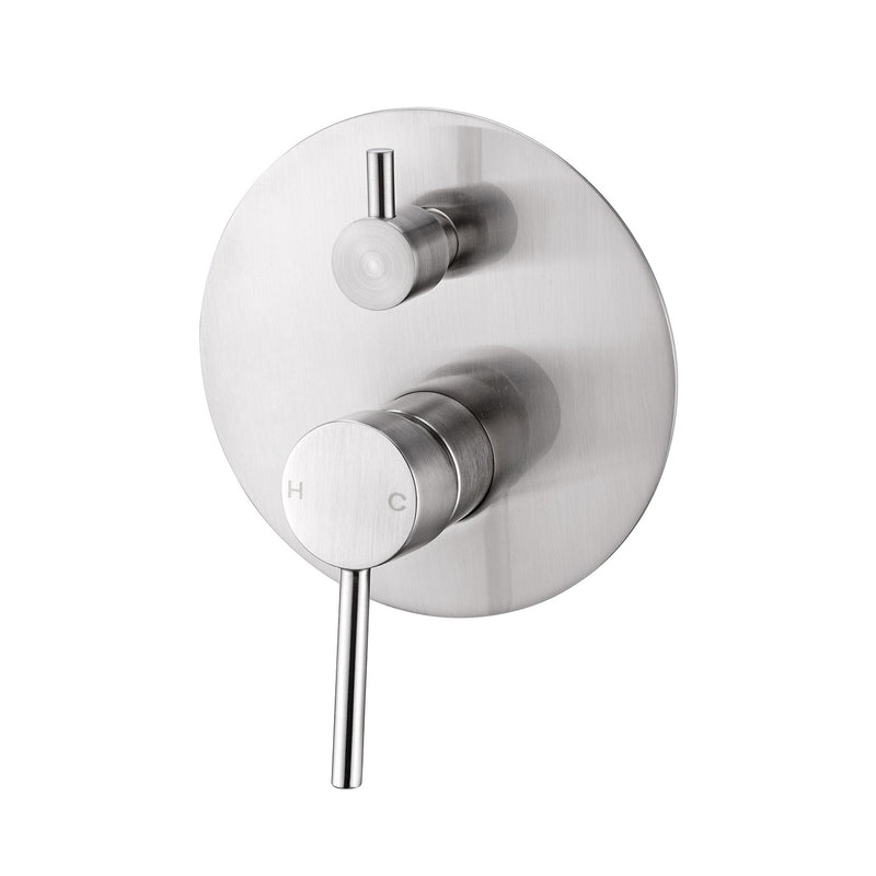 Nero DOLCE SHOWER MIXER WITH DIVERTER Brushed Nickel