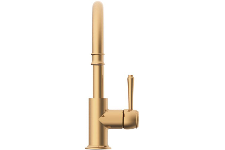 ADP Eternal Gooseneck Basin Mixer Brushed Brass
