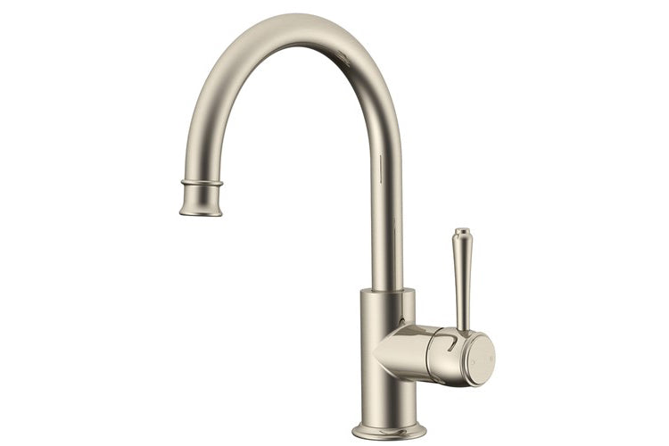 ADP Eternal Gooseneck Basin Mixer Brushed Nickel