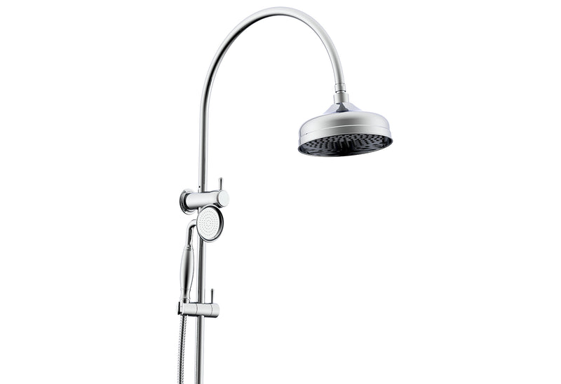 ADP Eternal Gooseneck Twin Shower Set Chrome
