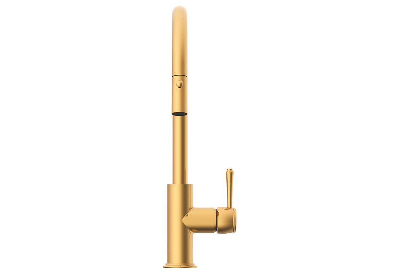 ADP Eternal Pull Kitchen Mixer Brushed Brass