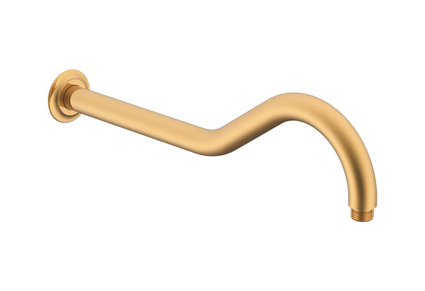 ADP Eternal Shower Arm 450mm Brushed Brass