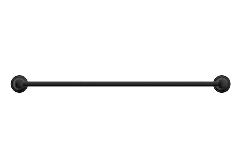ADP Eternal Single Towel Rail 600 Matte Black